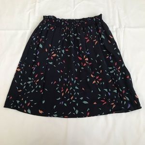 Dark Blue Skirt with Pockets